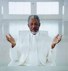 Morgan Freeman as God in Bruce Almighty